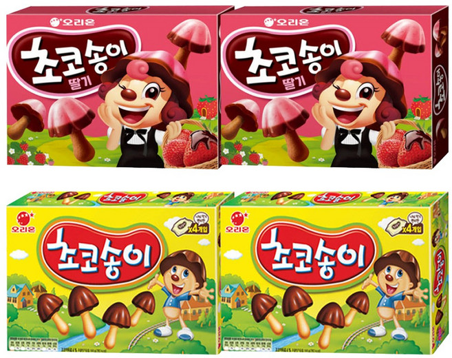 초코송이 144g 오리지널 + 딸기 세트, 2개, 288g