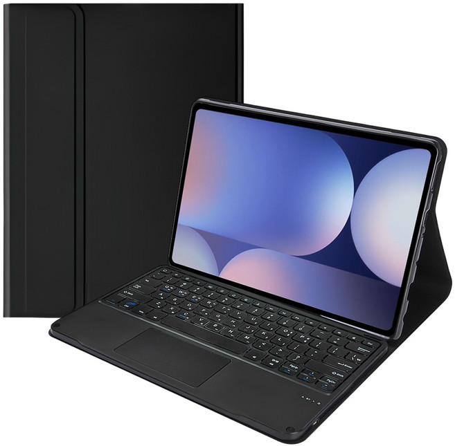 UB 샤오미 태블릿 터치 트랙패드 키보드 케이스, 블랙, 1개