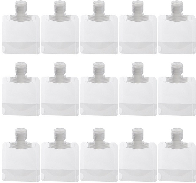 27리빙 여행용 깔끔한 소분 파우치, 30ml, 15개