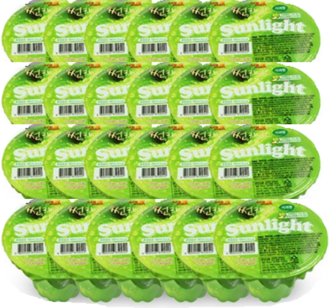 썬라이트 젤리푸딩 사과향, 180ml, 24개
