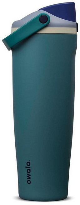 Owala FreeSip Sway 단열 스테인리스 스틸 물병 양방향 빨대 및 버킷 손잡이 여행 학교 및 스포츠용 887.2ml(30온스) BPA 프리 누출 방지