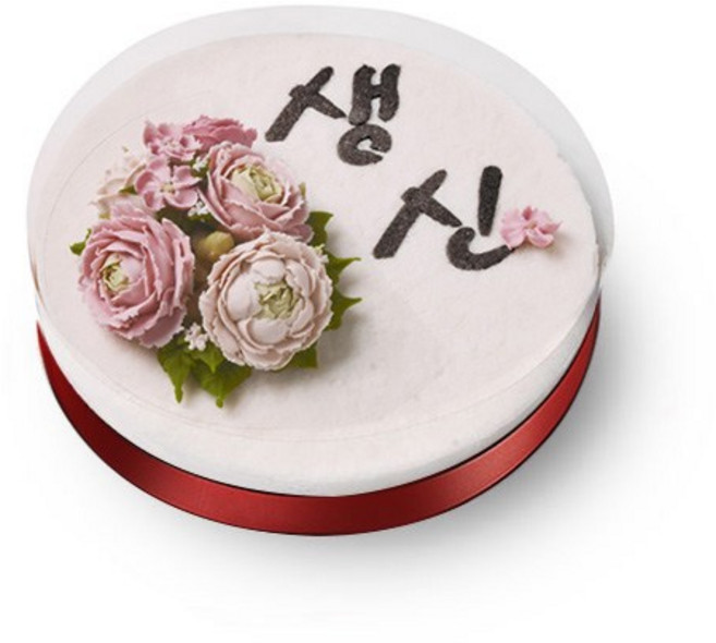 [떡보의하루 본사] 떡케이크 앙금백설기케익(생신) 전국150여개 매장 직접배달, 2.3kg, 1개