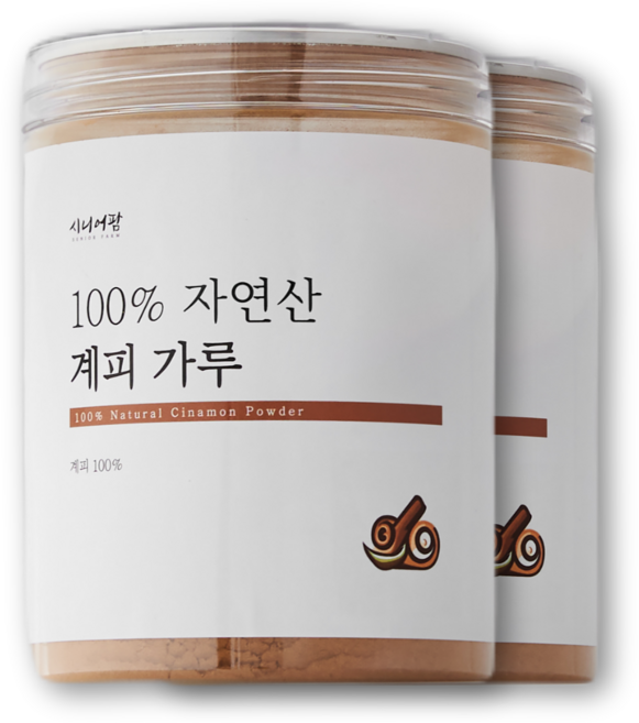 프리미엄 계피가루 시나몬가루 100%, 2개, 200g