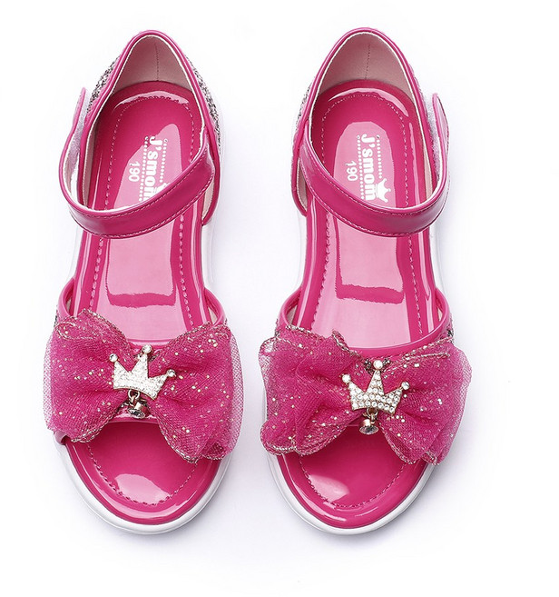 달콩슈 여아용 쉬폰 리본 착화감 EVA 샌들 DKC521