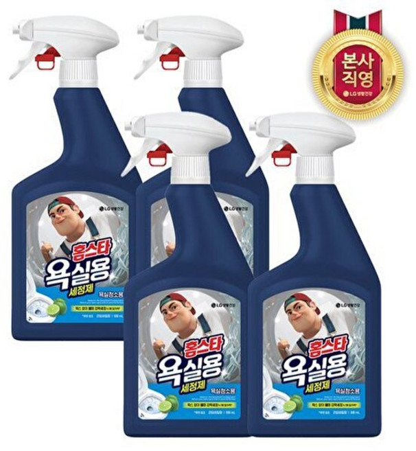 홈스타 맥스프레쉬 욕실청소용 세정제 500ml x 4개