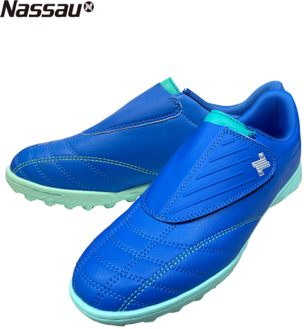 낫소 유소년 풋살화 베이직 블루 NASSAU 학교 실내 체육 벨크로