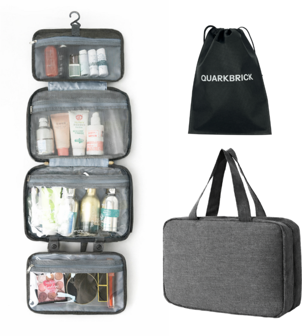 여행용 세면도구 정리 파우치 가방 걸이형 워시백