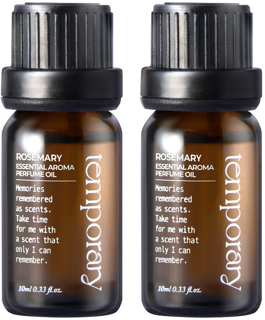 필로우오일 베개 침구 스팟케어 에센셜 숙면오일 아로마 퍼퓸 오일 로즈마리, 2개, 10g