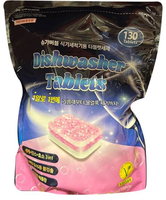 슈가버블 식기 세척기세제 10g X 130개