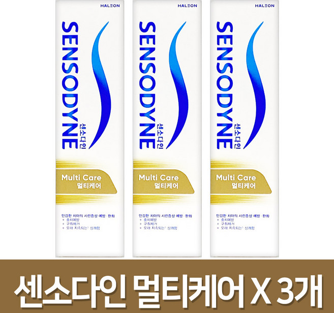 센소다인 멀티케어 시린이개선 치약, 360g, 1세트