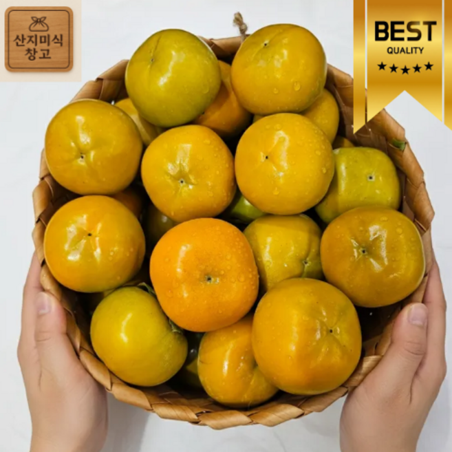 [산지미식창고] 달콤아삭아삭 고당도 프리미엄 단감 부유 상서 3kg 중과, 1박스, 3kg(19-21과 / 소과)