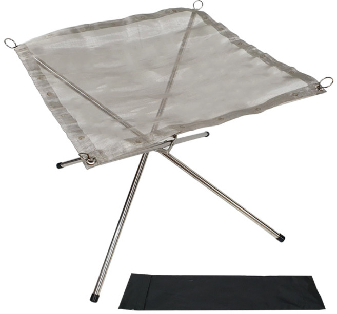 캠프닉 초경량 캠핑 불멍 화로대 초간단 업그레이드제품 수납가방 포함 야외용 휴대용 감성 캠핑 화로, 1개