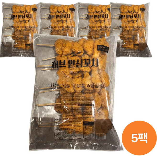 허브향 솔솔 후라이드 안심꼬치 10개입, 5개, 1.2kg