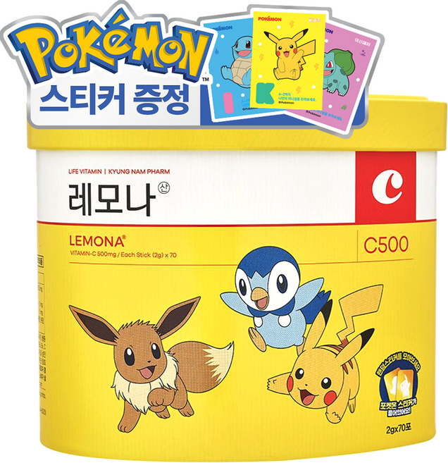 레모나 산 포켓몬 에디션, 140g, 1개