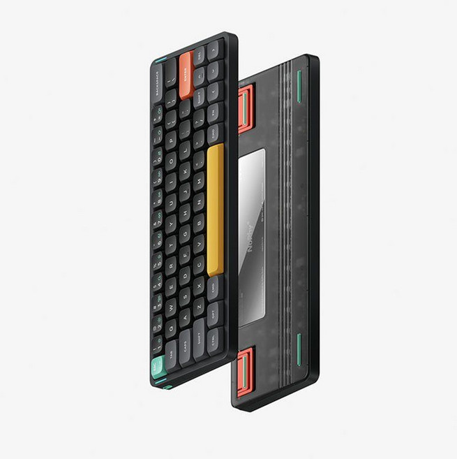 누피 AIR60 V2 키보드 텐키리스 청축 미니 블루투스, 1. 빨간축(짧은축), 현무암 검정