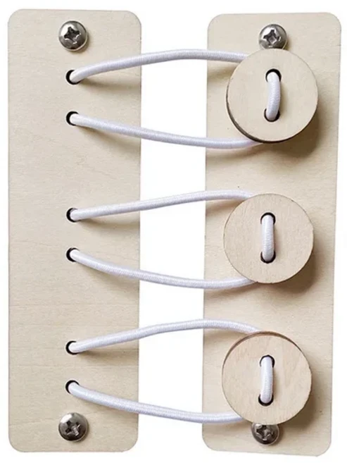 바쁜 보드 액세서리 DIY 장난감 부품 나무 장난감 금속 잠금 가죽 버클 몬테소리 교육 게임 지적 개발, [11] A03037, 1개