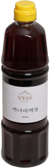 국내산 까나리액젓 900ml 청정 천일염 액젓 젓갈 원액 김장용 요리용 국간장 액젓, 1개