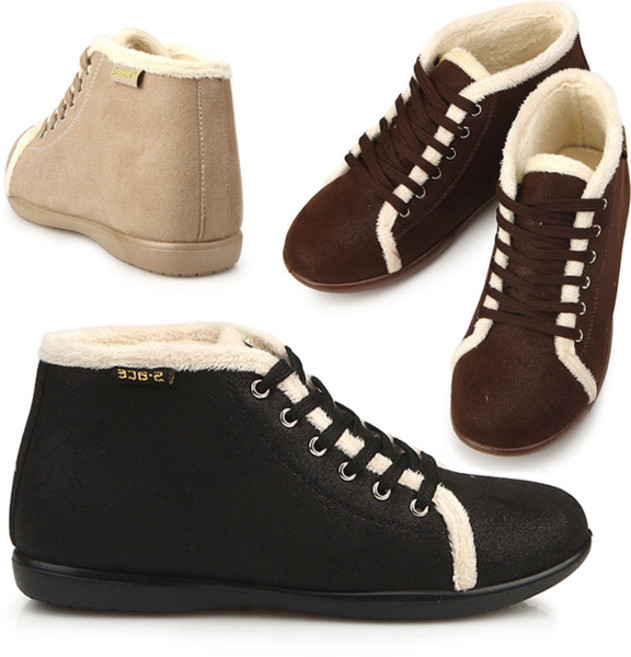 마이슈 발이편한 겨울 여성용 초경량 털단화 방한로퍼 따뜻한 여자 털운동화