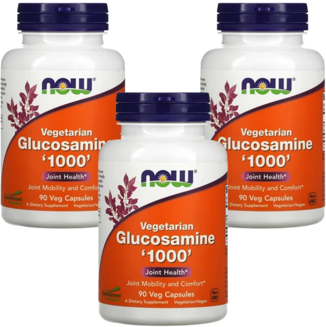 나우푸드 베지테리언 글루코사민 1000 Vegetarian Glucosamine 90정 3개 - 쿠팡