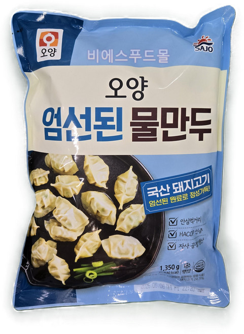 사조오양 물만두 2.8kg, 1개