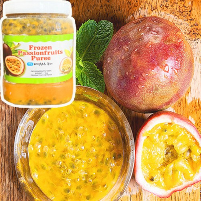 신정푸드 패션후르츠 퓨레, 1kg, 4개