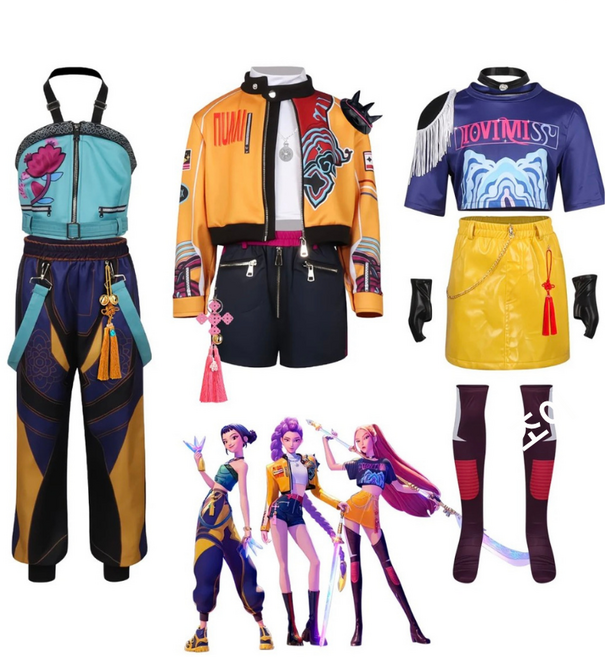 K-POP 걸그룹 컨셉 케데헌st 어린이 코스프레 코스튬