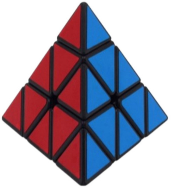 루리다 피라밍크스 삼각 큐브 피라미드 큐브, 1개