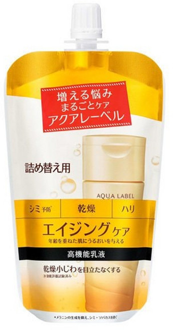 일본 직송 로션 에멀젼 아쿠아 라벨 바운싱 케어 우유 리필 117ml 시세이도, 3 유액 리필, 1개