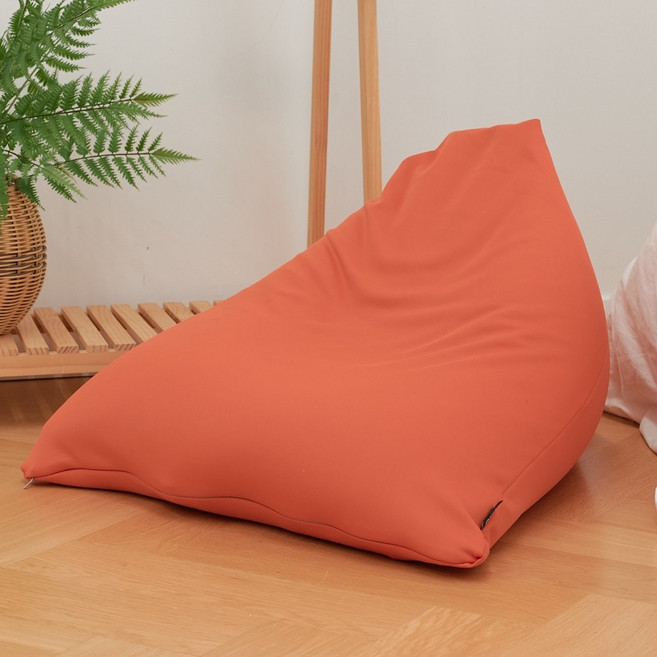 LINU 리누 꿀바른 빈백 RN.2 빈백소파 아담, 선셋오렌지