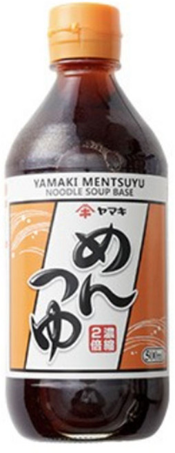 야마끼 멘 쯔유 (우동/소바용 소스), 1개, 500ml