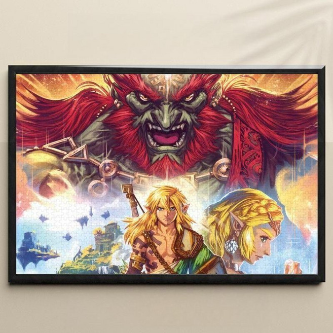 젤다의전설퍼즐1000피스 조각 직소 장난감 창의성, 14ZD