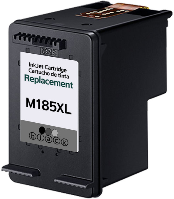 훼이머스신곡점 삼성 INK-M185 INK-C185 호환잉크 특대용량 SL-J1680 SL-J1683 SL-J1685 SL-J1780W SL-J1785W, 검정 (특대용량), 1개
