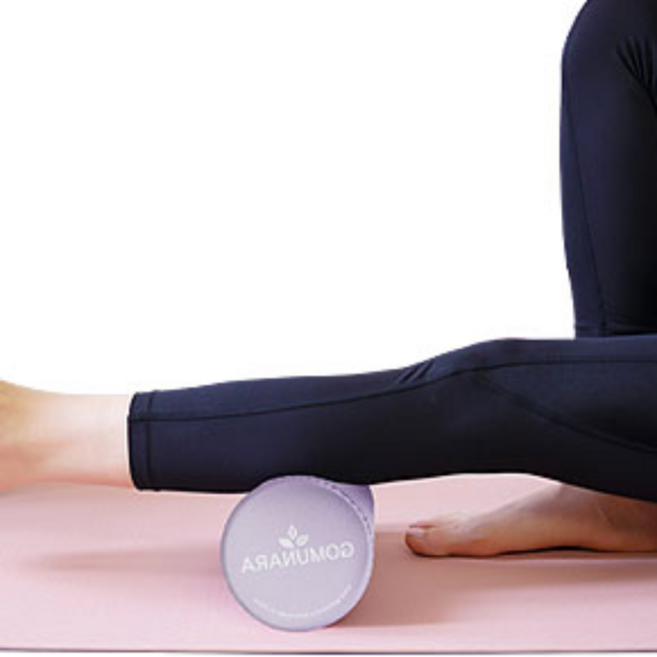 필라테스용 짧은폼롤러 미니 거북 목폼폴러 마사지용품 종아리 스트레칭용품 스트레칭 폼블러 스트레칭도구, 미니폼롤러 45cm 미스틱코랄, 1개