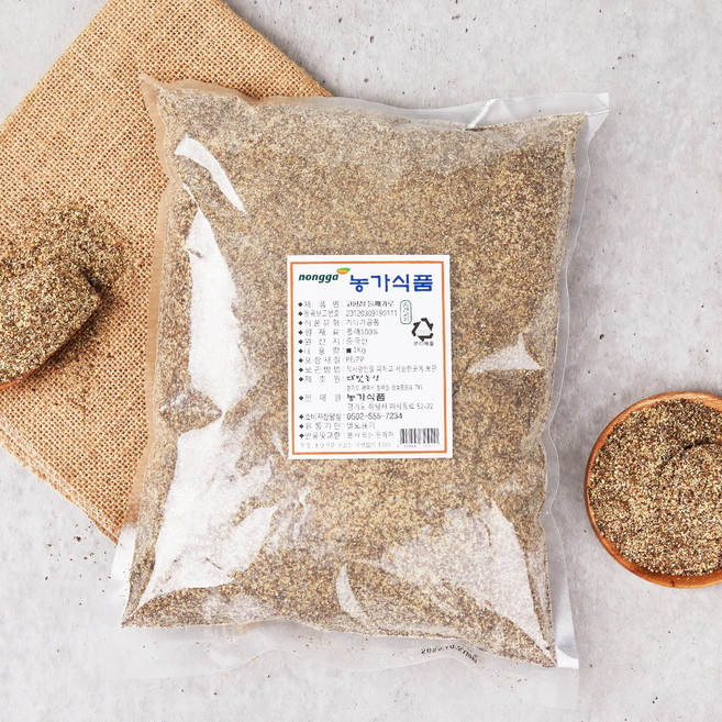 볶음 들깨가루 중간 굵기 수입들깨 중국산 햇들깨, 1개, 1kg