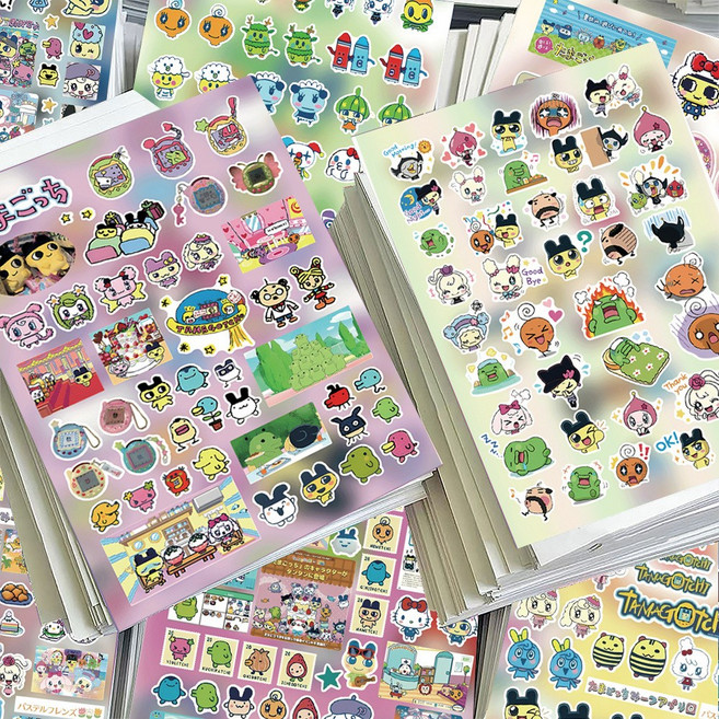 로테오 일본 애니 다꾸 스티커, 1세트, 다마고치A