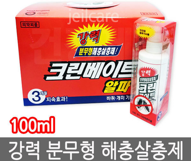 강력 분무형 해충살충제 크린베이트 알파, 3개, 100ml