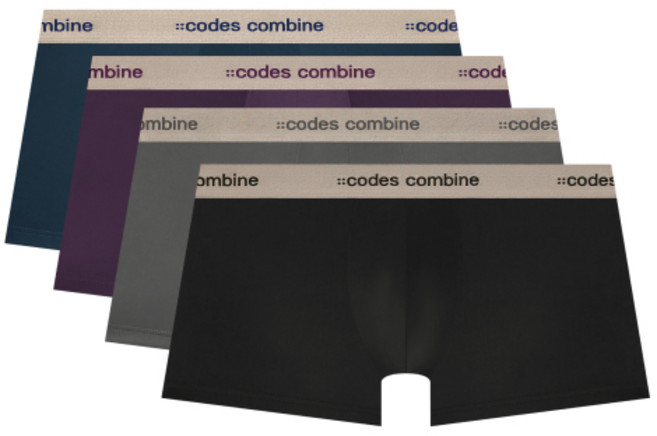 [백화점 정품] 코데즈컴바인 이너웨어 무드업 골드밴딩 드로즈 4PACK