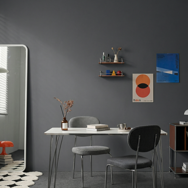 헤인느 붙이는 벽지 시트지 풀없이 셀프 도배 60cm x 10m, 차콜그레이