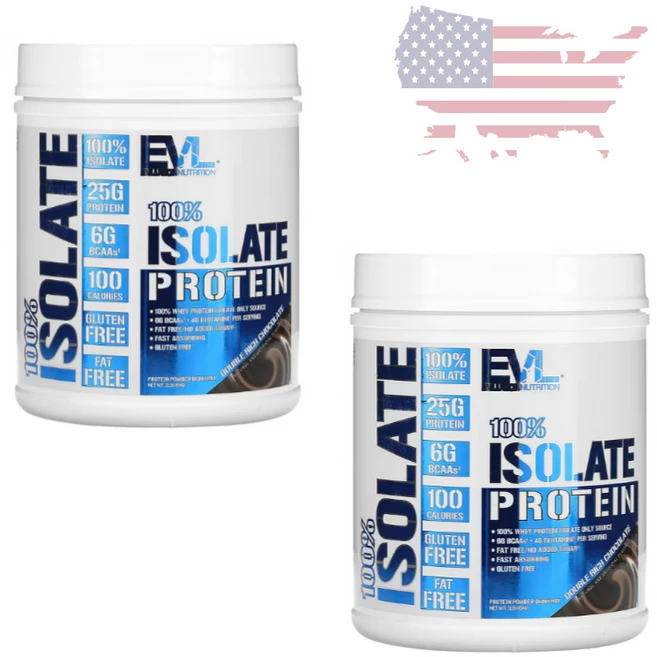 EVL 분리 단백질 100% 더블 리치 초콜릿맛 454g 2개세트 미국정품, 2개 - 쿠팡