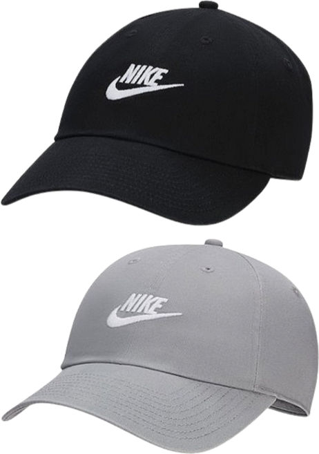 국내매장판 나이키 모자 헤리티지 86 퓨추라 워시드 드라이핏 조던 볼캡 소두 대두모자, 그레이, 1개