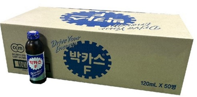 박카스F 120ml 50병 (1박스) 총 50병, 50개