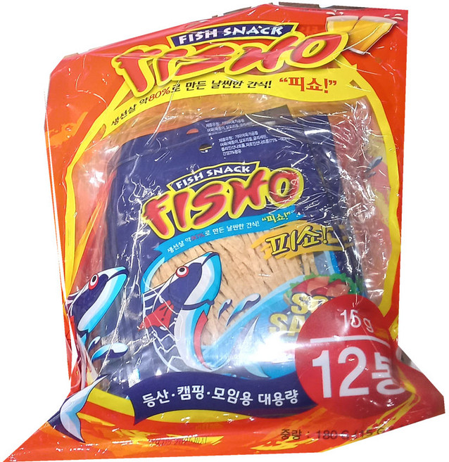 피쇼 생선포(간장맛.슈퍼테이스티), 12개, 15g
