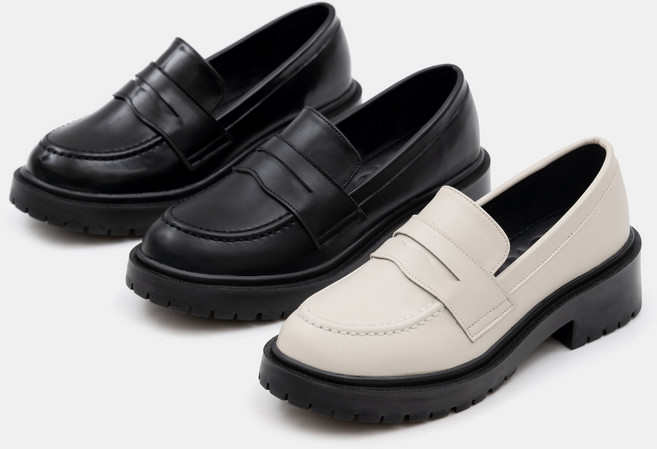 소보제화 국내 제작 헬렌 플랫폼 여성 기본 통굽 페니로퍼 5cm