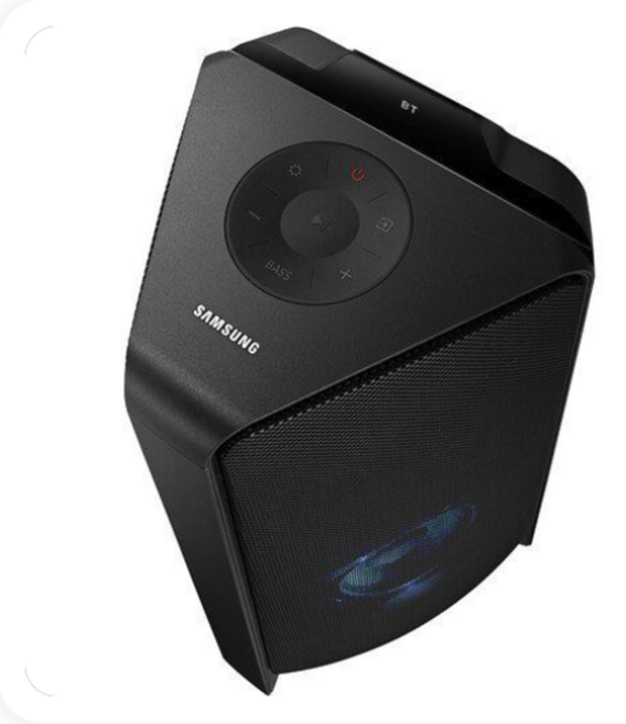 삼성 고출력 사운드타워 스피커 내장-배터리 장시간재생 블루투스 USB AUX-IN 방수기능 -O1, 블랙, MX-ST40B/KR
