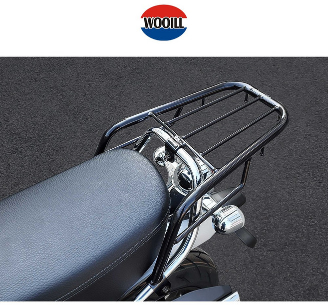 혼다 닥스 DAX 125 우일 일체형 짐대 튜닝 추가 짐칸 탑박스 브라켓 리어 캐리어, 1개