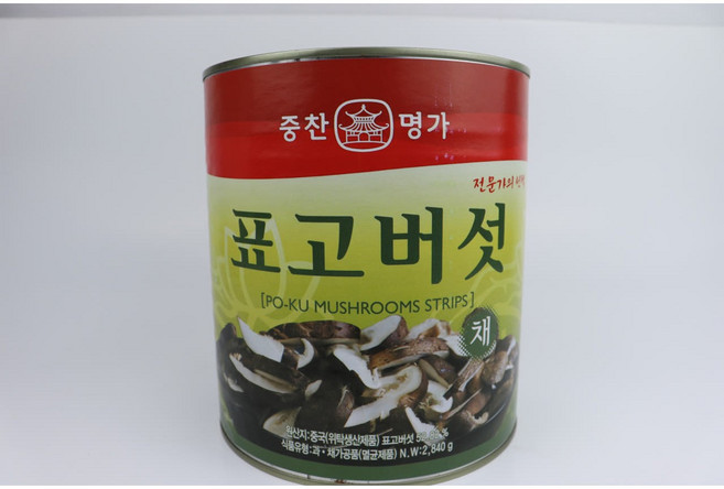 중찬명가 표고버섯 슬라이스 2.84kg, 3개