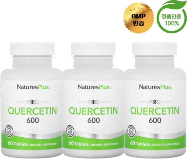 네이쳐스플러스 프로 퀘르세틴 600 60정, 3개 - 쿠팡
