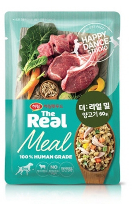 더리얼 밀 양고기 60g X 10개, 600g