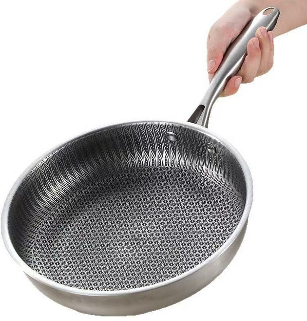 프라이팬 볶음팬 코팅팬 프라이팬 2종/3종 초경량 무PFOA 주방팬 모음, 24cm 프라이팬--속이 빈 손잡이