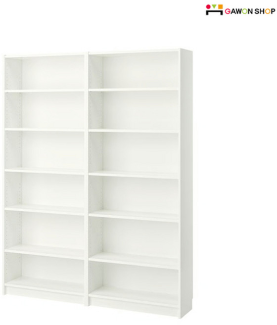 이케아 BILLY 책장 1세트, 12단, 화이트